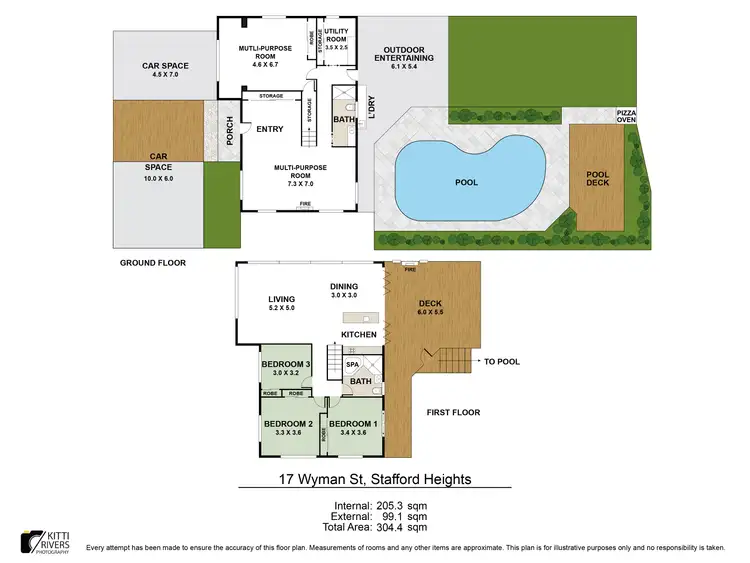 Floorplan of Homely house listing, 17 Wyman Street, Stafford Heights QLD 4053