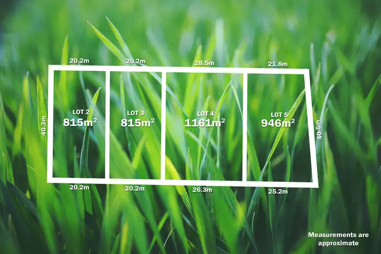 Floorplan of Homely land listing, 2-5 Swift Rise, Brown Hill VIC 3350
