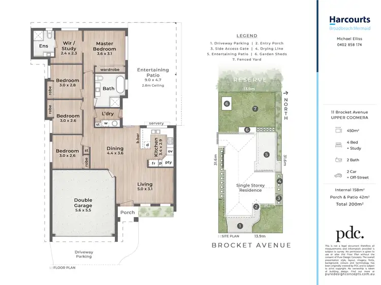 Floorplan of Homely house listing, 11 Brocket Avenue, Upper Coomera QLD 4209