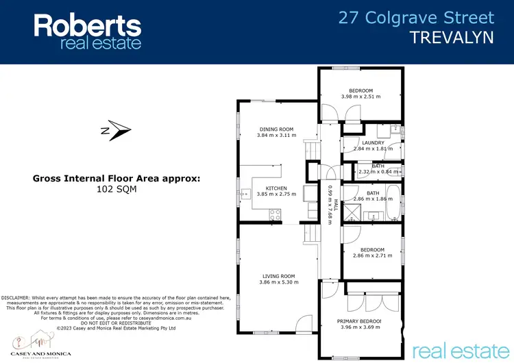 Floorplan of Homely house listing, 27 Colgrave Street, Trevallyn TAS 7250