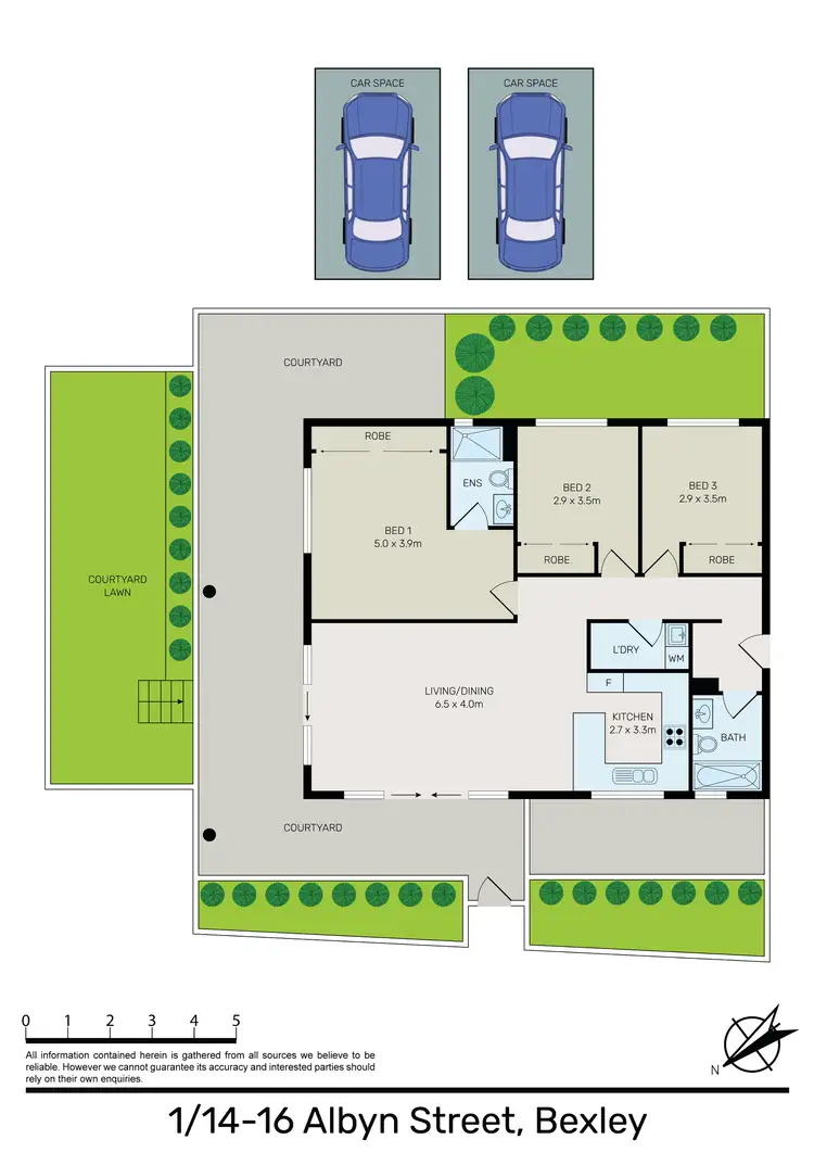 Floorplan of Homely apartment listing, 1/14-16 Albyn Street, Bexley NSW 2207
