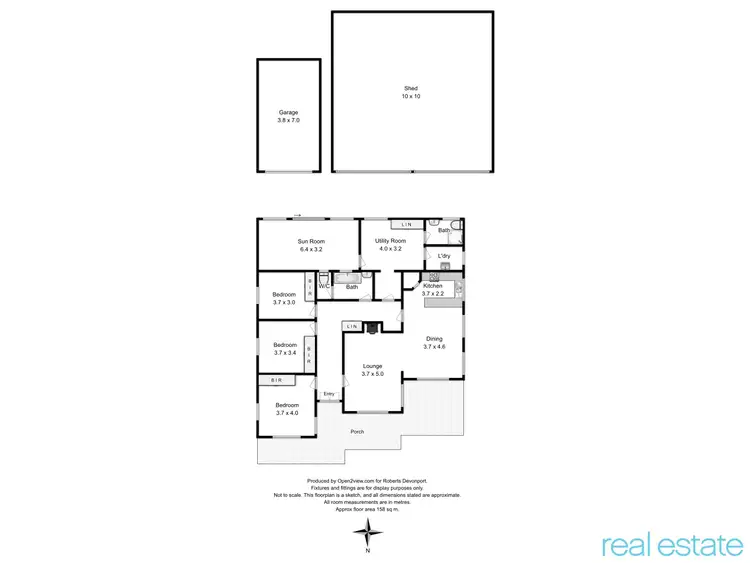 Floorplan of Homely house listing, 34 John Street, East Devonport TAS 7310