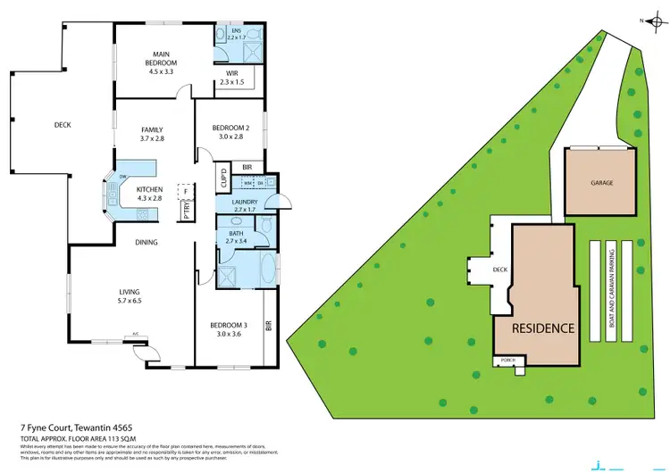 Floorplan of Homely house listing, 7 Fyne Court, Tewantin QLD 4565