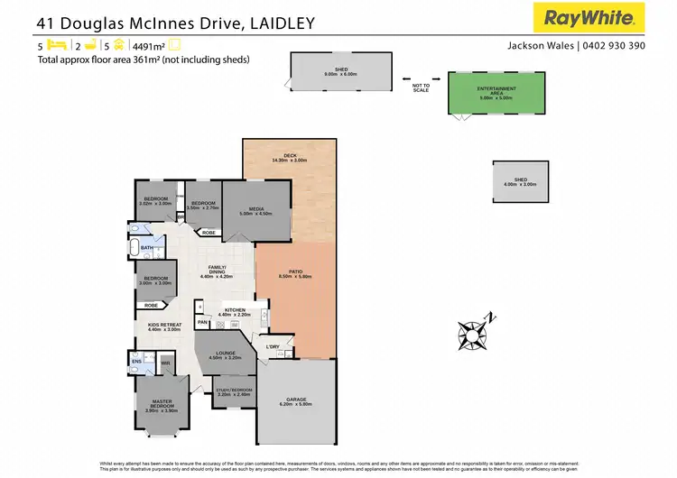 Floorplan of Homely house listing, 41 Douglas Mcinnes Drive, Laidley QLD 4341