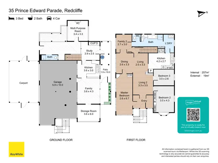 Floorplan of Homely house listing, 35 Prince Edward Parade, Redcliffe QLD 4020