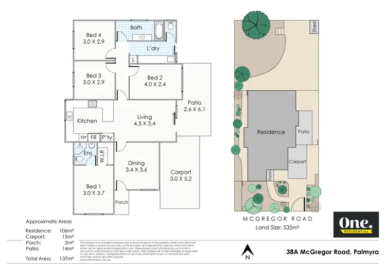 Floorplan of Homely house listing, 38A McGregor Road, Palmyra WA 6157