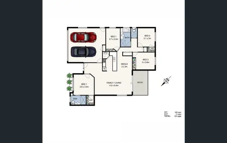 Floorplan of Homely house listing, 51 Lockyer Place, Crestmead QLD 4132