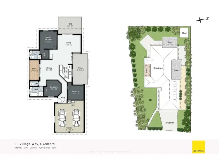 Floorplan of Homely house listing, 66 Village Way, Oxenford QLD 4210