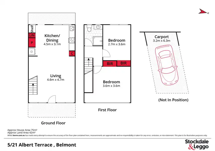 Floorplan of Homely apartment listing, 5/21 Albert Terrace, Belmont VIC 3216
