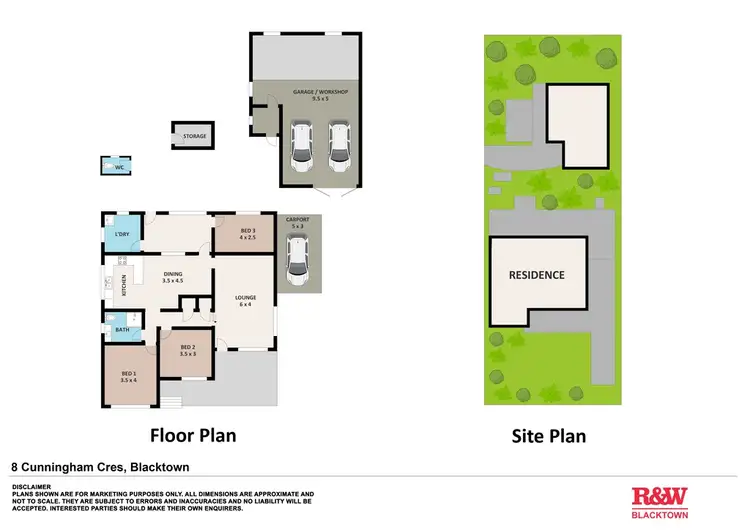 Floorplan of Homely house listing, 8 Cunningham Crescent, Blacktown NSW 2148