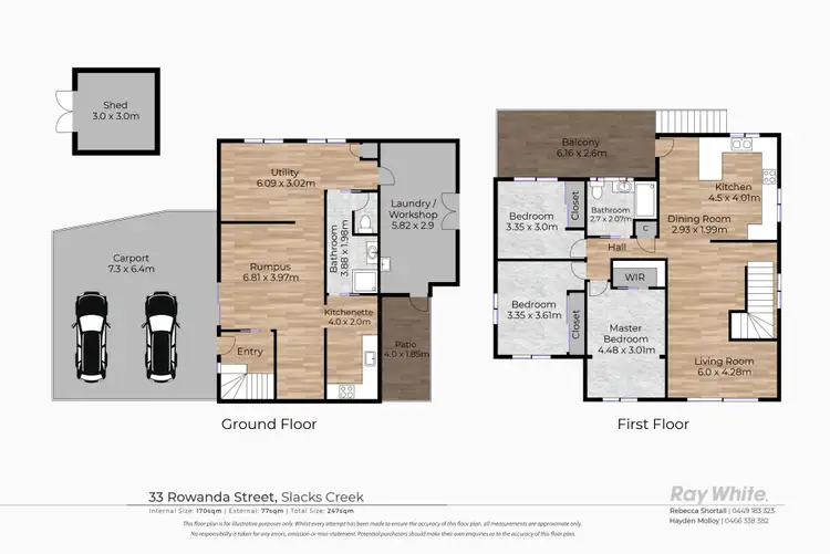 Floorplan of Homely house listing, 33 Rowanda Street, Slacks Creek QLD 4127