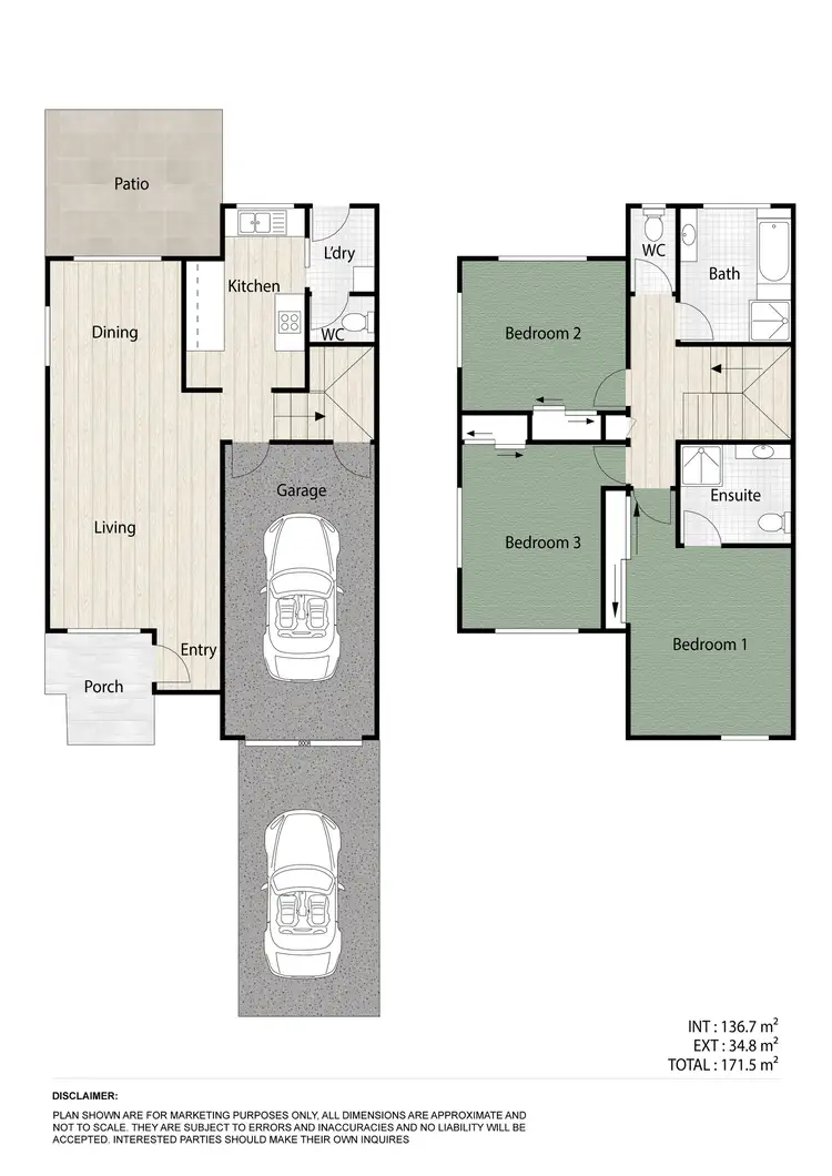 Floorplan of Homely townhouse listing, 38/89 Northquarter Drive, Murrumba Downs QLD 4503