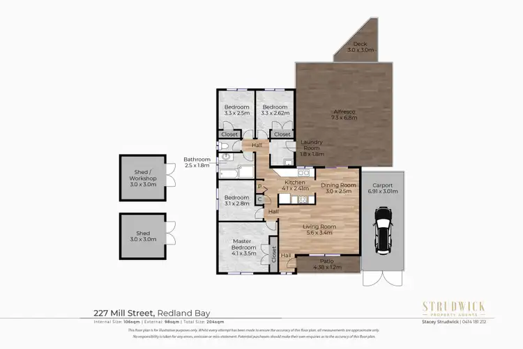 Floorplan of Homely house listing, 227 Mill Street, Redland Bay QLD 4165