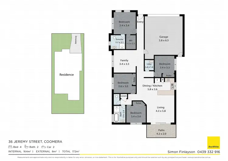 Floorplan of Homely house listing, 36 Jeremy Street, Coomera QLD 4209