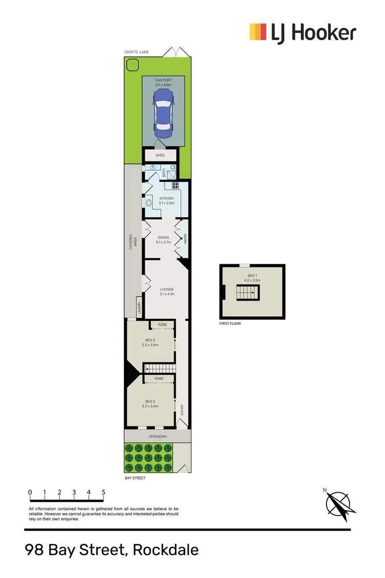 Floorplan of Homely house listing, 98 Bay Street, Rockdale NSW 2216