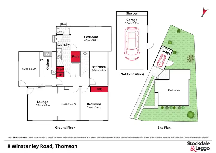 Floorplan of Homely house listing, 8 Winstanley Road, Thomson VIC 3219