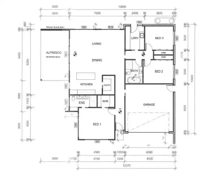 Floorplan of Homely house listing, 7 Reedy Place, Malua Bay NSW 2536