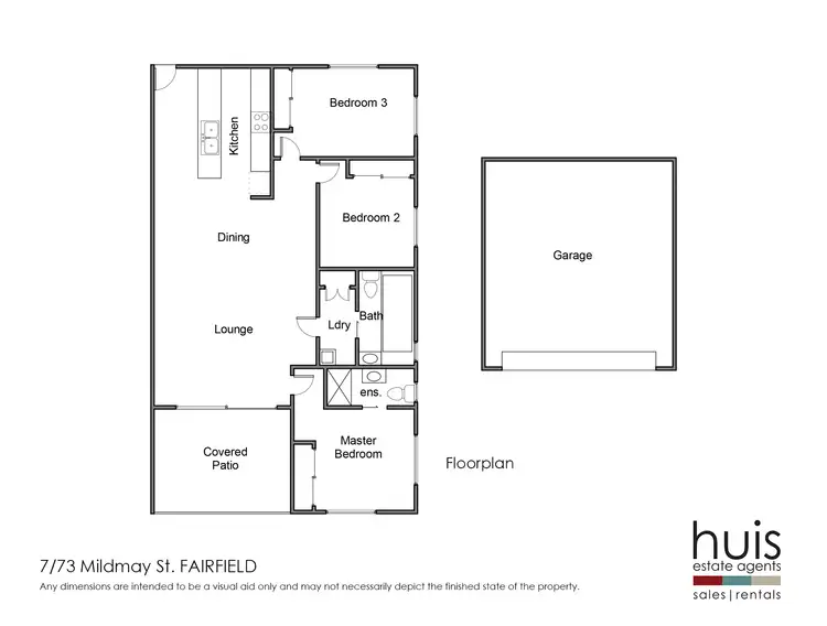 Floorplan of Homely unit listing, 7/73 Mildmay Street, Fairfield QLD 4103