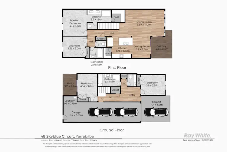 Floorplan of Homely house listing, 48 Skyblue Circuit, Yarrabilba QLD 4207
