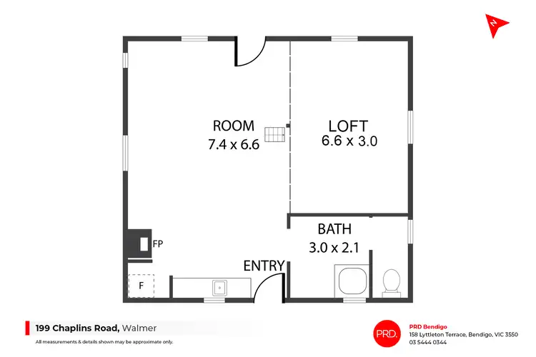 Floorplan of Homely house listing, 199 Chaplins Road, Walmer VIC 3463