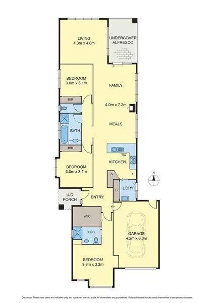 Floorplan of Homely house listing, 16 Glengarry Place, Craigieburn VIC 3064