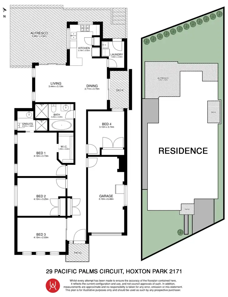 Floorplan of Homely house listing, 29 Pacific Palms Circuit, Carnes Hill NSW 2171