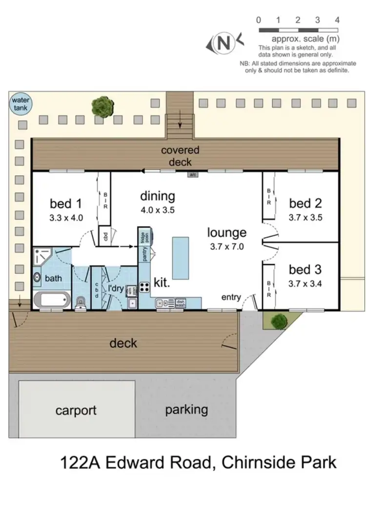 Floorplan of Homely house listing, 122A Edward Road, Chirnside Park VIC 3116