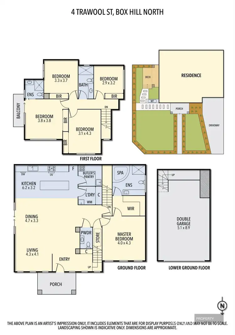 Floorplan of Homely house listing, 4 Trawool Street, Box Hill North VIC 3129