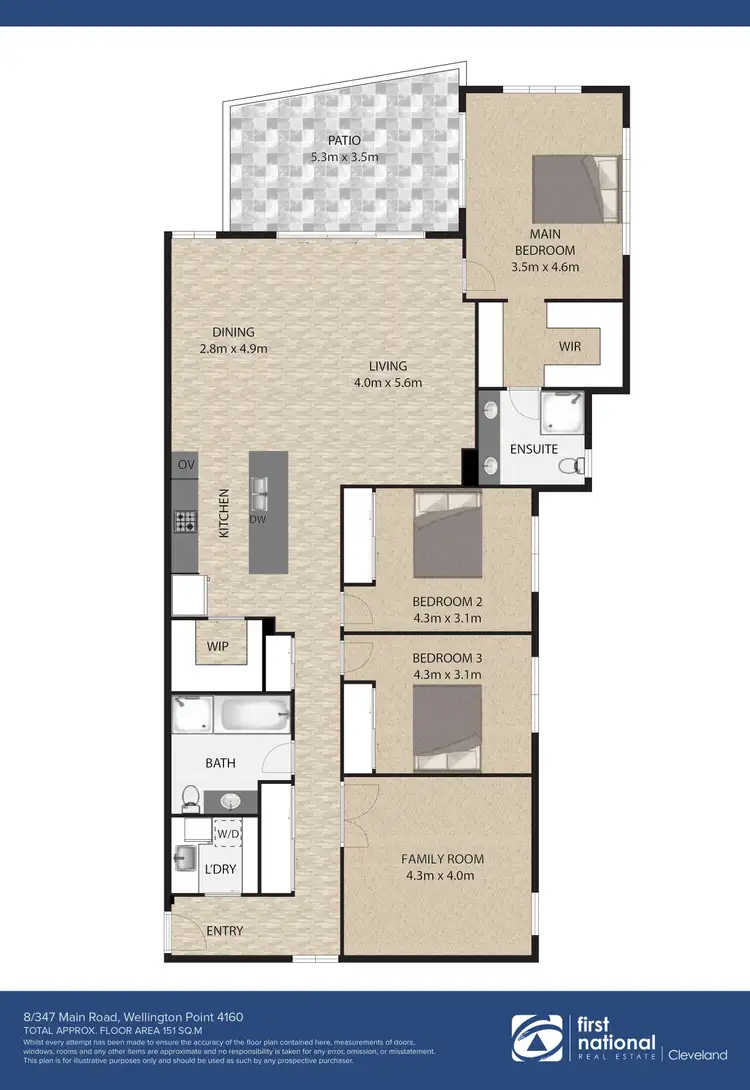 Floorplan of Homely apartment listing, 8/347 Main Road, Wellington Point QLD 4160