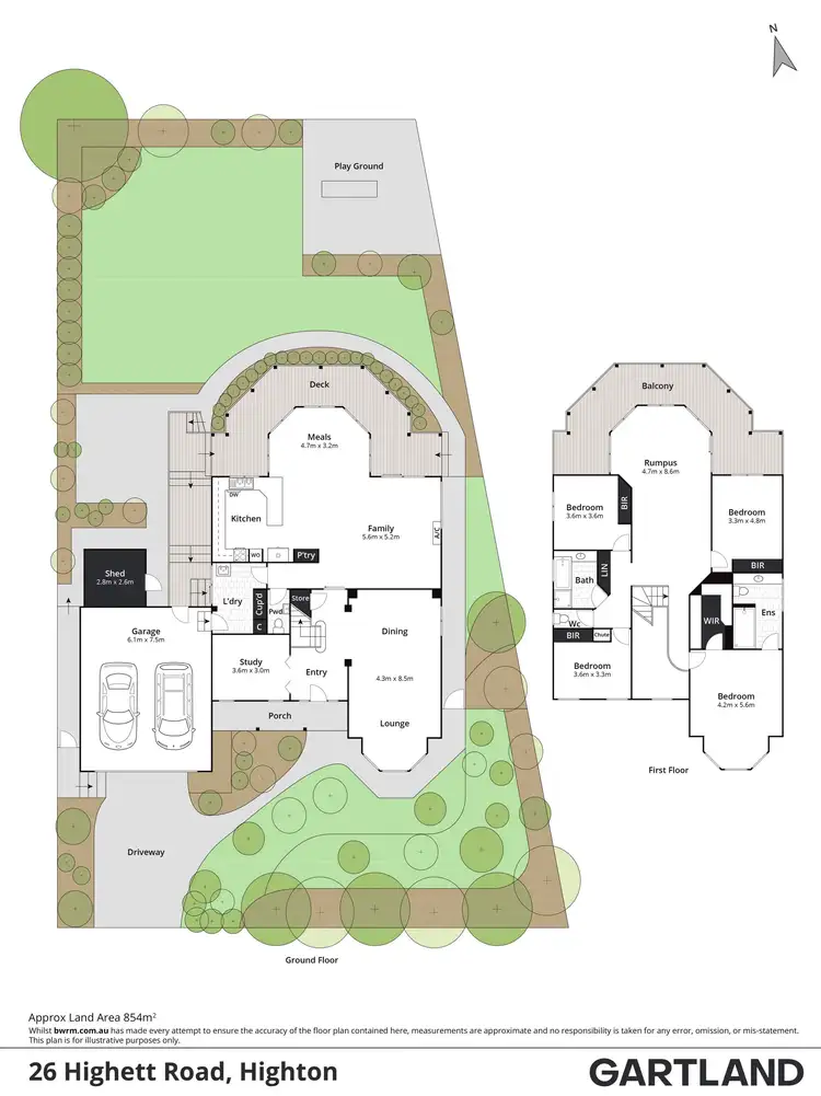 Floorplan of Homely house listing, 26 Highett Road, Highton VIC 3216