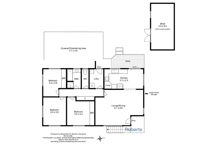 Floorplan of Homely house listing, 20 Clarke Street, Ulverstone TAS 7315