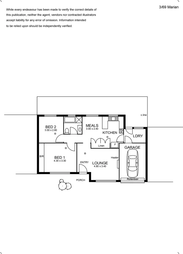 Floorplan of Homely house listing, 3/69 Marian Road, Payneham South SA 5070