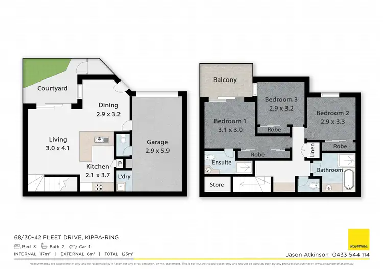 Floorplan of Homely townhouse listing, 68/30-42 Fleet Drive, Kippa-Ring QLD 4021