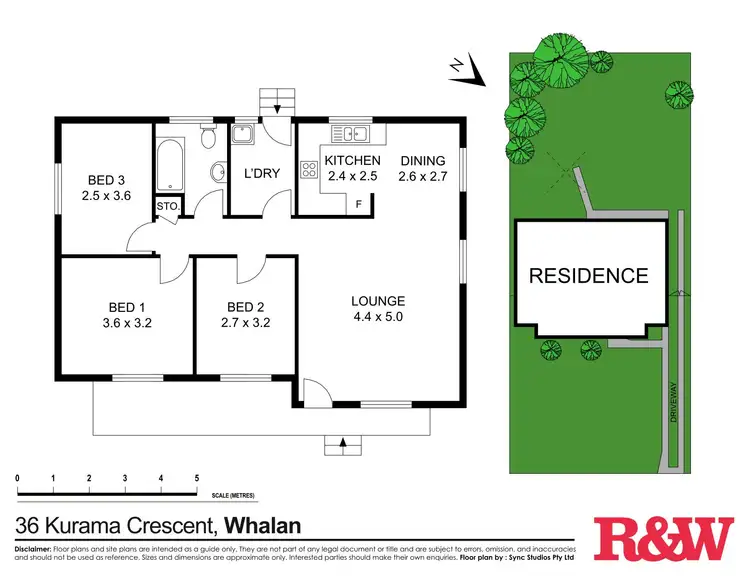 Floorplan of Homely house listing, 36 Kurama Crescent, Whalan NSW 2770