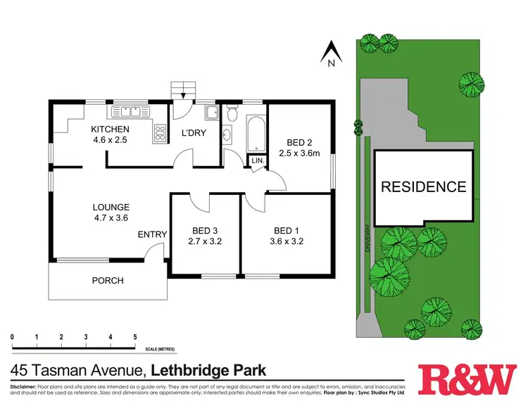 Floorplan of Homely house listing, 45 Tasman Avenue, Lethbridge Park NSW 2770