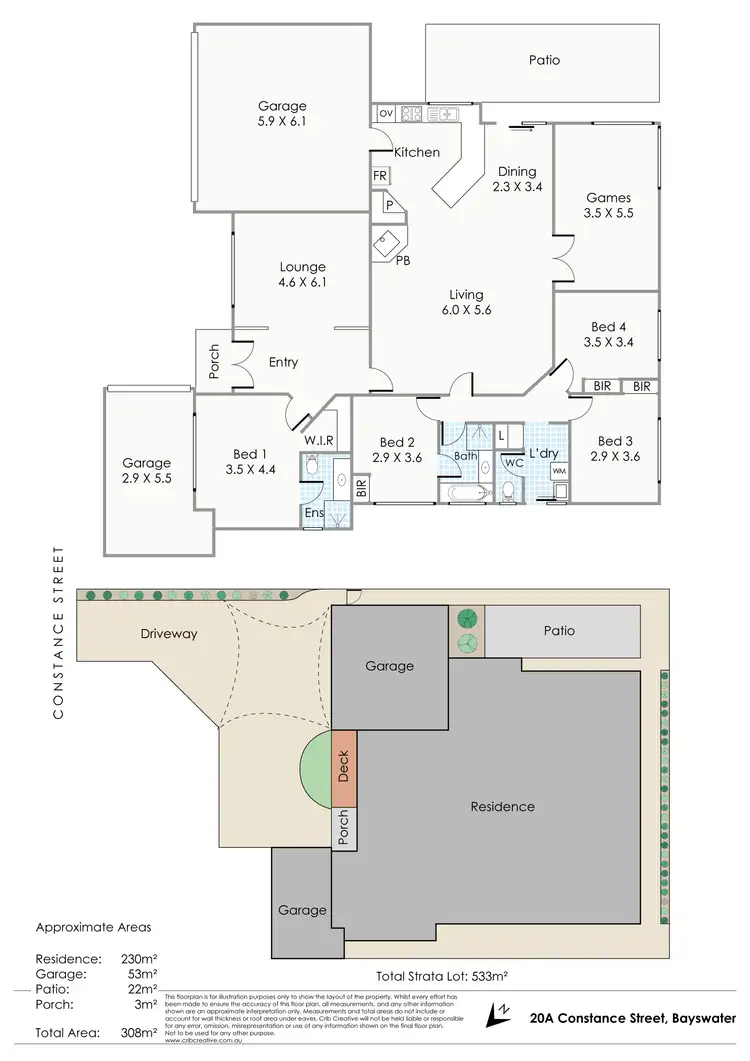 Floorplan of Homely house listing, 20A Constance Street, Bayswater WA 6053