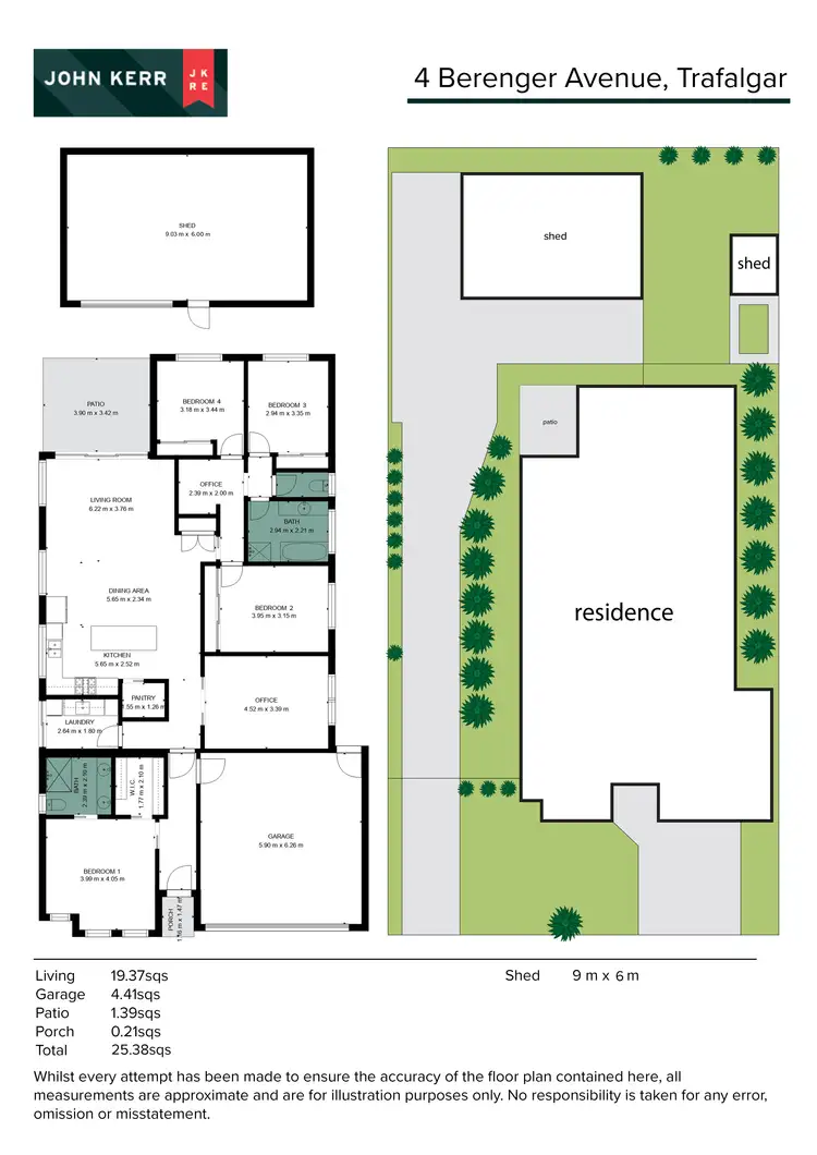 Floorplan of Homely house listing, 4 Berenger Avenue, Trafalgar VIC 3824
