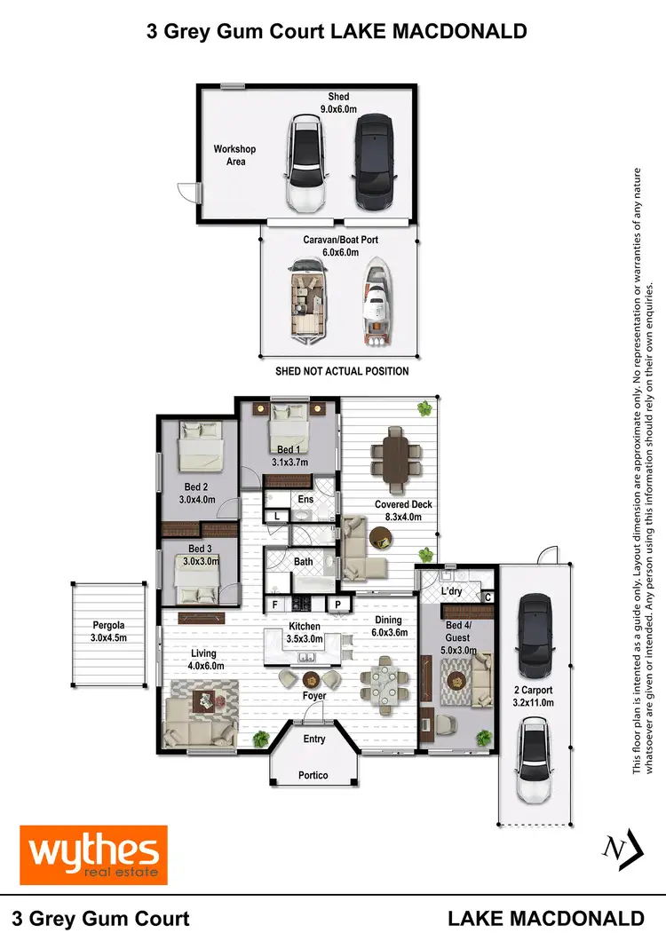 Floorplan of Homely house listing, 3 Grey Gum Court, Lake Macdonald QLD 4563