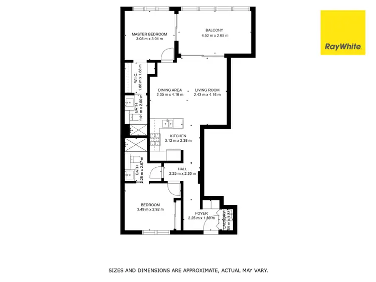 Floorplan of Homely apartment listing, 708/43A Peel Street, South Brisbane QLD 4101
