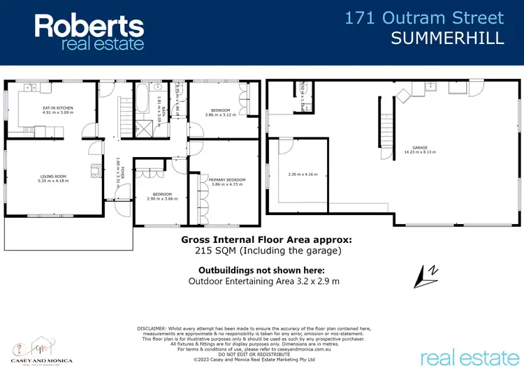 Floorplan of Homely house listing, 171 Outram Street, Summerhill TAS 7250