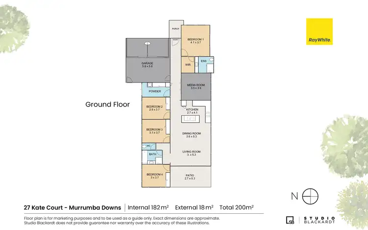 Floorplan of Homely house listing, 27 Kate Court, Murrumba Downs QLD 4503