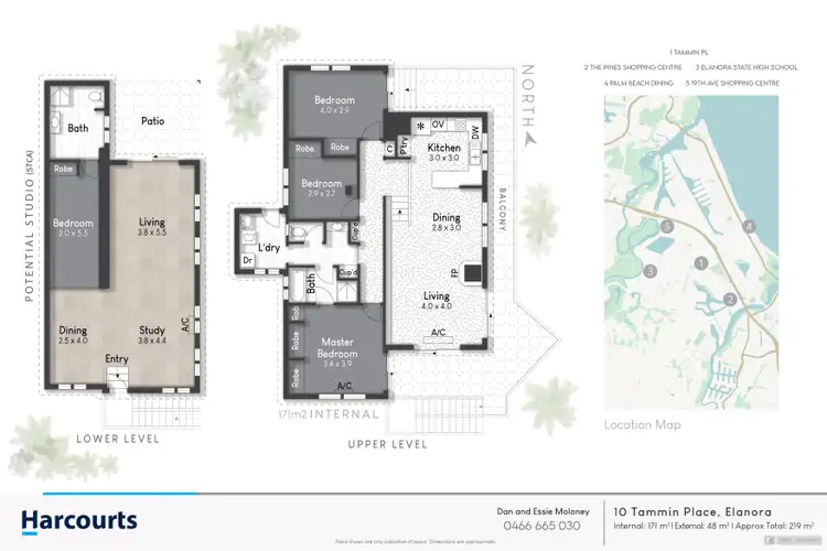 Floorplan of Homely house listing, 10 Tammin Place, Elanora QLD 4221