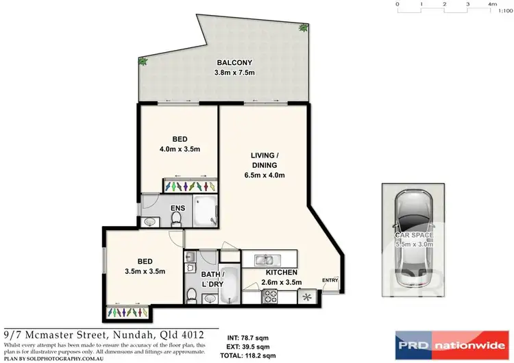 Floorplan of Homely unit listing, 9/7 McMaster Street, Nundah QLD 4012