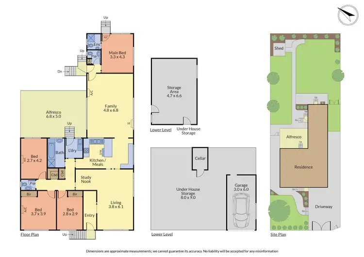 Floorplan of Homely house listing, 1 Ralph Court, Ferntree Gully VIC 3156