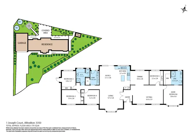 Floorplan of Homely house listing, 1 Joseph Court, Alfredton VIC 3350