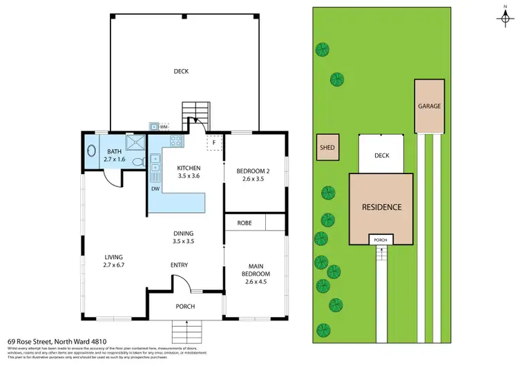 Floorplan of Homely house listing, 69 Rose Street, North Ward QLD 4810