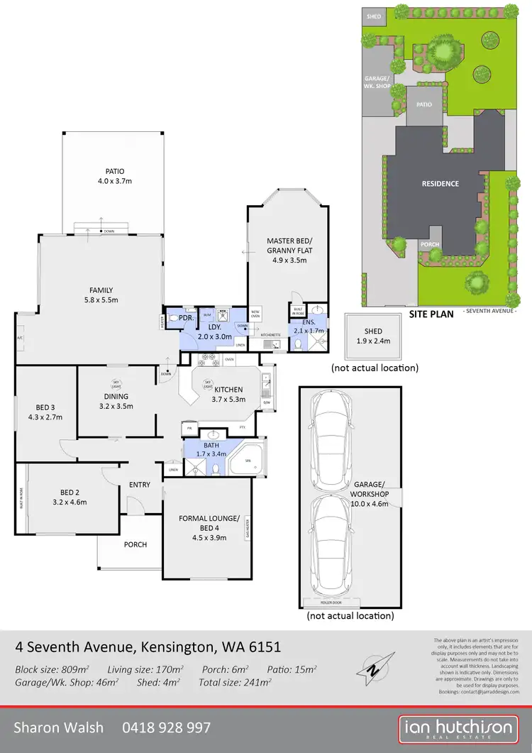 Floorplan of Homely house listing, 4 Seventh Avenue, Kensington WA 6151