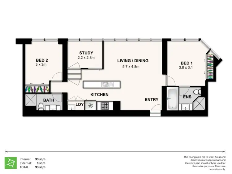 Floorplan of Homely apartment listing, 5203/501 Adelaide Street, Brisbane City QLD 4000