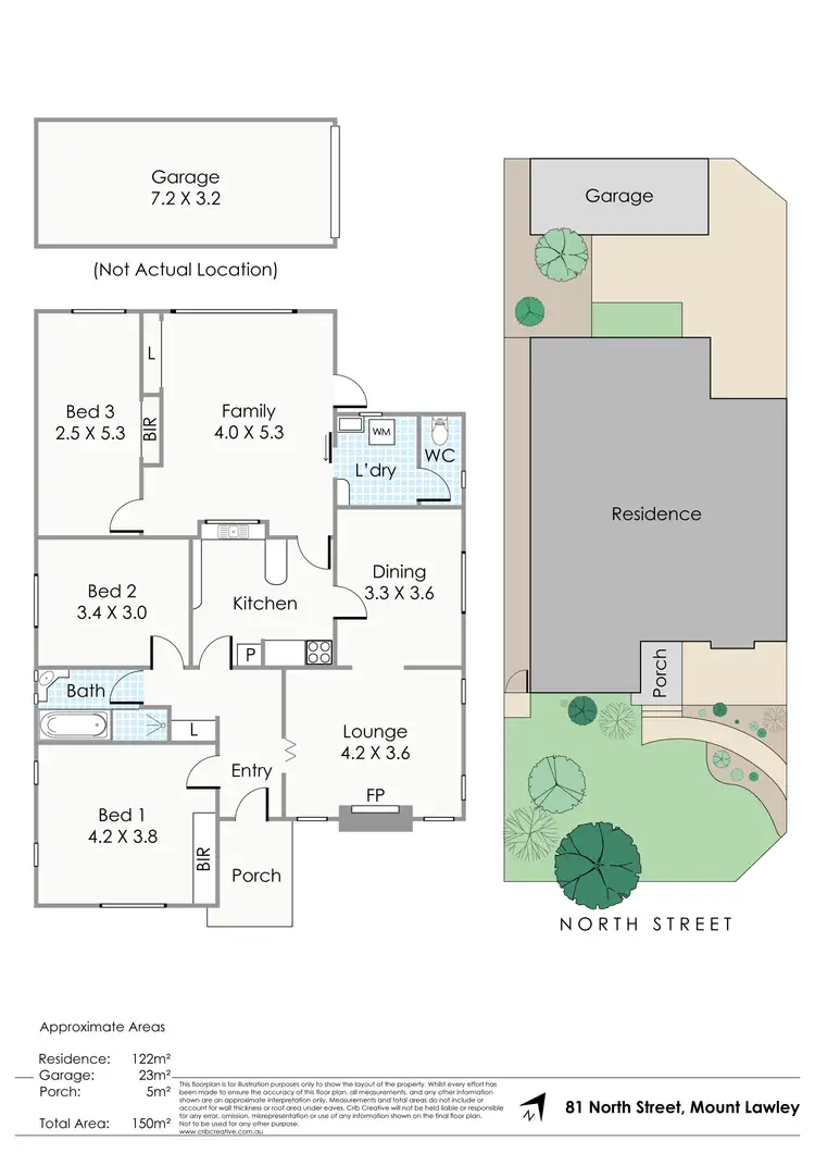 Floorplan of Homely house listing, 81 North Street, Mount Lawley WA 6050