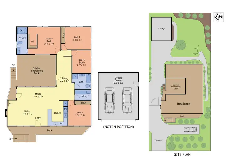 Floorplan of Homely house listing, 6 Niagara Road, Donvale VIC 3111